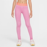 Colanti Nike Pro Dri-FIT pentru fete roz multicolor