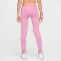 Colanti Nike Pro Dri-FIT pentru fete roz multicolor