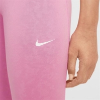 Colanti Nike Pro Dri-FIT pentru fete roz multicolor