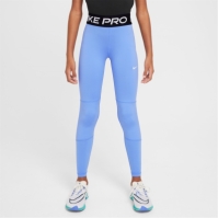 Colanti Nike Pro pentru fete albastru roial pulse