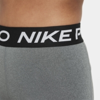 Colanti Nike Pro pentru fete gri carbon deschis