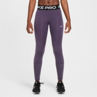 Colanti Nike Pro pentru fete inchis roz