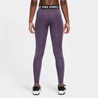 Colanti Nike Pro pentru fete inchis roz