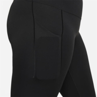 Colanti Nike Universa Medium-Support talie inalta 7/8 cu buzunare pentru femei negru