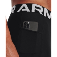 Colanti Under ARMOUR HeatGear Armourprint pentru Barbati negru halo gri