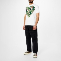 COMME DES GARCONS PLAY Comme Camouflage T barbati alb camuflaj