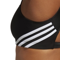 Costum de baie bikini adidas 3-Stripes negru alb