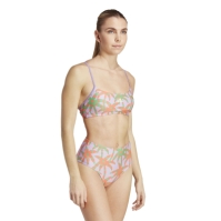 Costum de baie bikini adidas Essentials Farm pentru femei mov