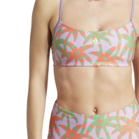 Costum de baie bikini adidas Essentials Farm pentru femei mov