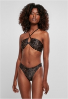 Costum de baie bikini AOP Hot V pentru Femei leopard Urban Classics