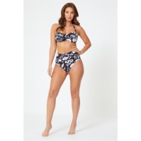 Costum de baie bikini Be You Palm Print Bottom