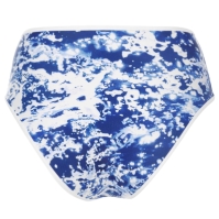 Costum de baie bikini Slazenger cu fermoar maneca scurta pentru Femei albastru multicolor