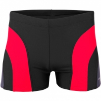 Costum de baie Crowell Sykes Col.01 negru-rosu-gri pentru Barbati