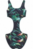 Costum de baie intreg Tropical pentru Femei multicolor Urban Classics