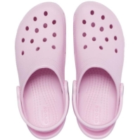 Papuci cauciuc Crocs clasic pentru Bebelusi bej roz