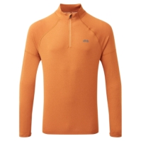 Dhb Aeron Mid Layer quarter cu fermoar Run Top pentru Barbati portocaliu