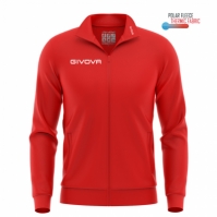 Bluza trening cu fermoar Polarfleece 500 Givova rosu