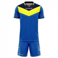 Echipament fotbal KIT CAMPO Givova albastru galben