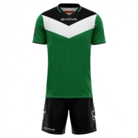 Echipament fotbal KIT CAMPO Givova verde negru