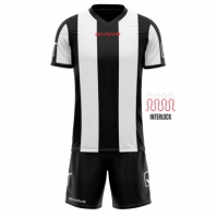 Echipament fotbal KIT CATALANO MC Givova alb negru