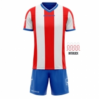 Echipament fotbal KIT CATALANO MC Givova rosu alb