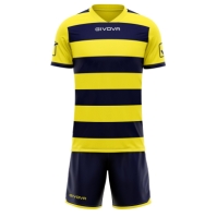 Echipament fotbal KIT RUGBY Givova galben albastru