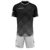 Echipament fotbal KIT SHADE Givova negru gri