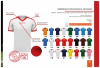 Echipament fotbal SHIRT REVOLUTION Givova rosu galben