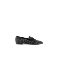 EMPORIO ARMANI Emporio Mocassn Raso femei negru  argintiu