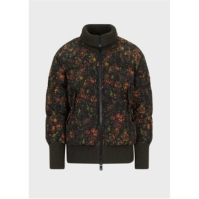 Emporio Armani Emporio print pufjkt pentru barbati inchis verde