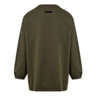 FEAR OF GOD ESSENTIALS Jersey Crewneck Tee Juniors verde