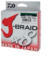 FIR J-BRAID X8 VERDE 022MM 17KG 300M DAIWA