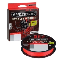 FIR TEXTIL STEALTH SMOOTH 8 CODE rosu 009MM 7,5KG 150M SPIDERWIRE