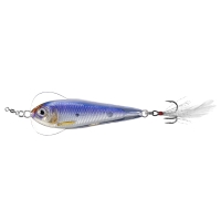 FLUTTER SHAD 5,5CM 14G SINKING argintiu VIOLET LIVE TARGET