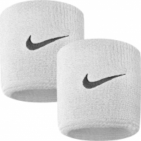 Set 2 mansete sport NIKE SWOOSH alb / NN04101