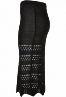 Fusta 34 Crochet tricot pentru Femei negru Urban Classics