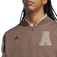 Jacheta adidas ALL SZN Logomania Collegiate maro strata