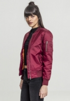 Geaca bomber primavara femei visiniu Urban Classics