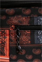 Geanta frigorifica Bandana Patchwork Print negru portocaliu Urban Classics