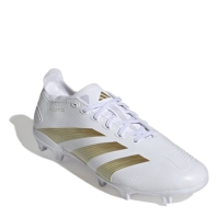 Ghete adidas Predator 24 League Firm Ground alb auriu bge