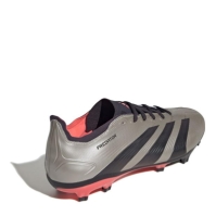 Ghete adidas Predator 24 League Firm Ground argintiu negru