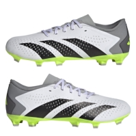 Ghete adidas Predator Accuracy.2 Firm Ground Juniors alb negru luc