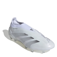 Ghete de fotbal adidas 24 Predator Elite Firm Ground alb argintiu