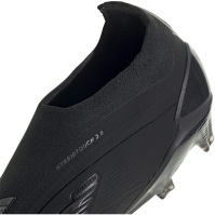 Ghete de fotbal adidas Predator 24 Elite Laceless Firm Ground negru gri