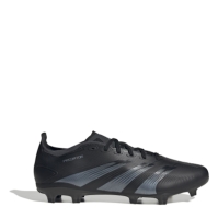 Ghete de fotbal adidas adidas Predator League Firm Ground negru gri