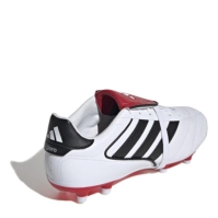 Ghete de fotbal adidas Copa Glora II Foldover Tongue Firm Ground alb negru rosu