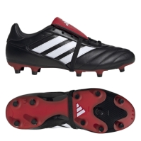 Ghete de fotbal adidas Copa Gloro II Foldover Tongue Firm Ground negru alb rosu