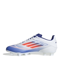 Ghete de fotbal adidas F50 Club Firm Ground alb rosu albastru