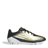 Ghete de fotbal adidas F50 Club Firm Ground auriu negru