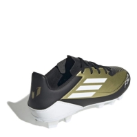 Ghete de fotbal adidas F50 Club Firm Ground auriu negru